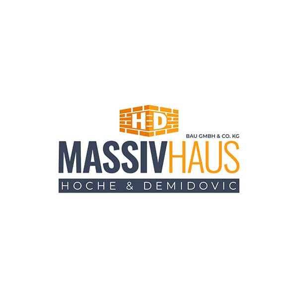 Logo Design für HD Massivhaus Bau GmbH & Co. KG